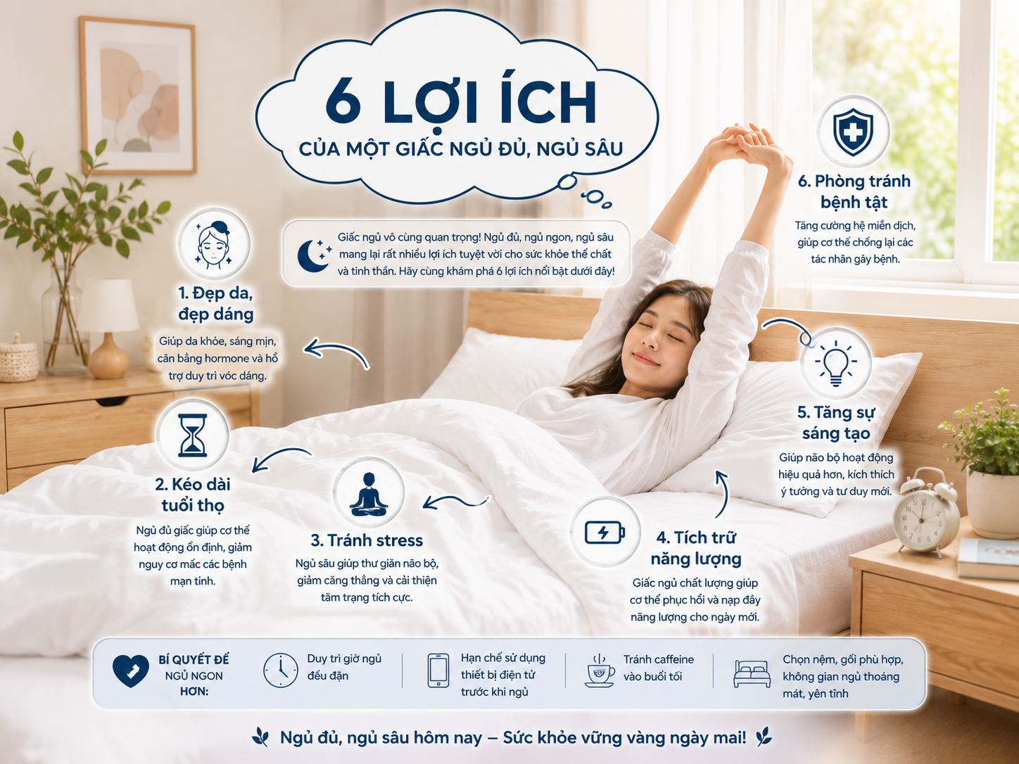 Lợi ích của giấc ngủ