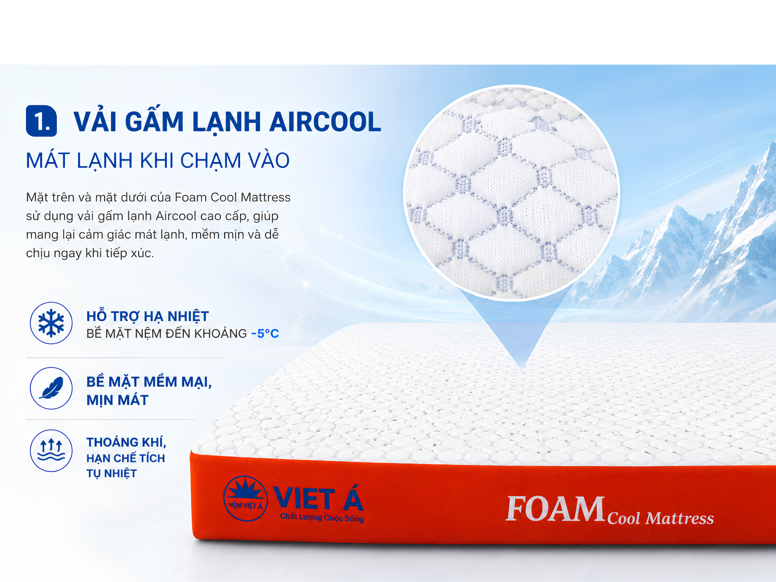 Vải gấm lạnh Aircool